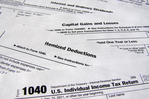 tax deduction paperwork